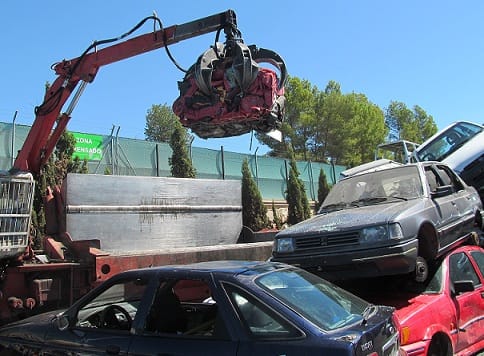 reciclaje de vehículos en el CAT