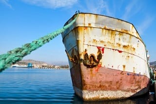 barco para desguace
