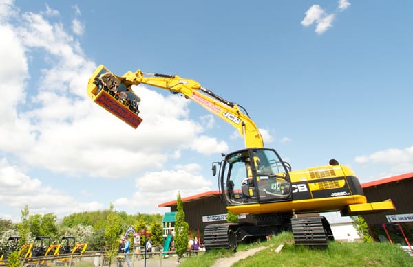 atracciones con excavadoras en diggerland