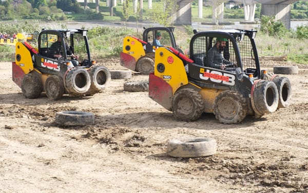 carrera de excavadoras