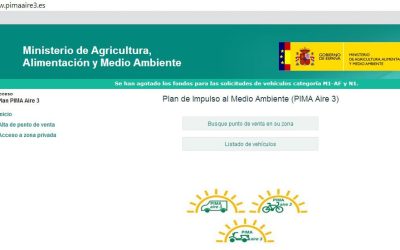 Los fondos del PIMA Aire 3 para turismos y vehículos comerciales se agotan en 20 días