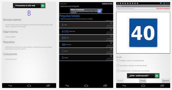 Test examendes DGT con DGTest