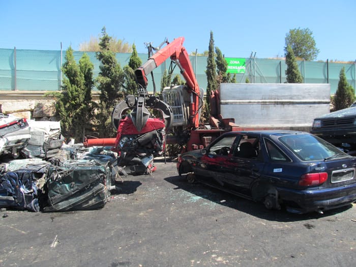 zona de compactación y prensado