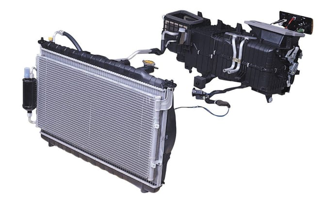 sistema de refrigeración del coche