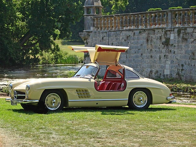 Schloss Dyck Classic Days 2013 - Mercedes Flügeltürer por Jorbasa, en Flickr