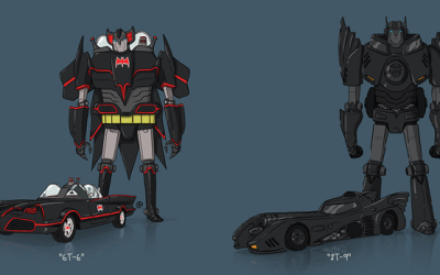 ¿Cómo serían los Transformers de los coches más populares del cine?