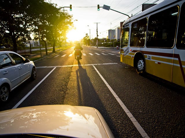 deslumbramientos por el sol al conducir