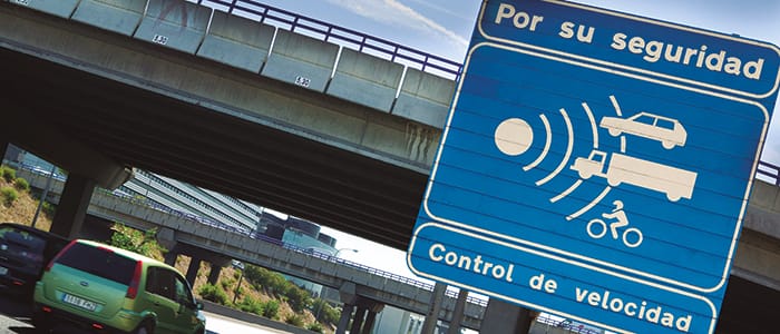 radar, control de veocidad