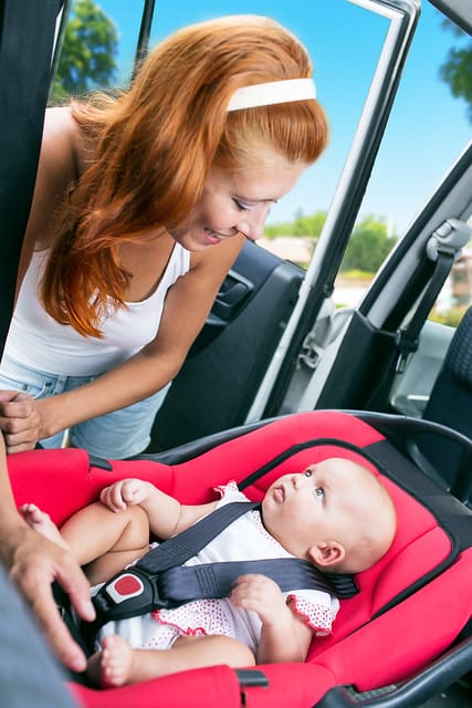 baby seats in the car seat
