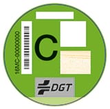 pegatina-dgt-Verde