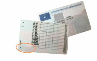 ¿Qué significan los códigos del carnet de conducir?