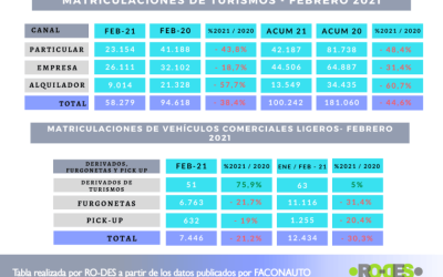 El motor demanda un nuevo Plan RENOVE en 2021 y medidas fiscales para no hundirse