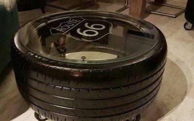 Cómo convertir tus viejos neumáticos en útiles y originales complementos de decoración para tu hogar