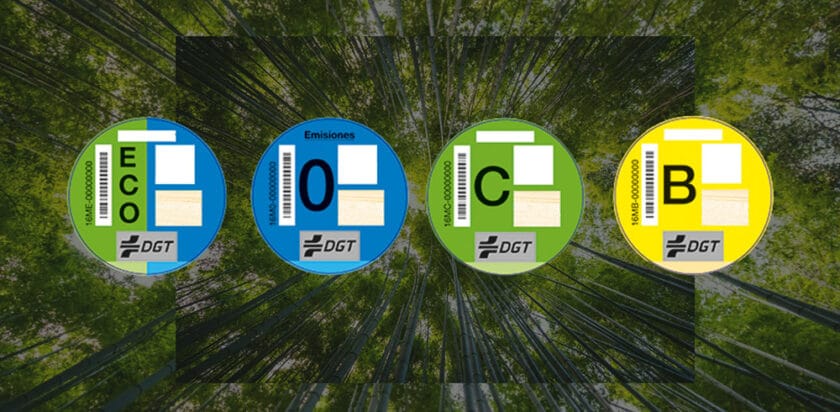 Etiquetas de la DGT