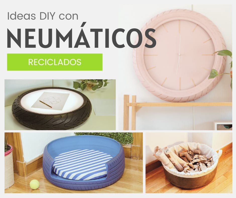 ideas para hacer un DIY con neumáticos reciclados