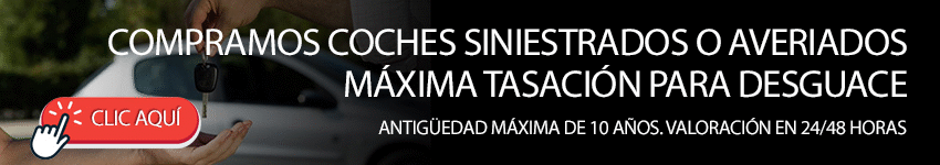 compra de vehículos siniestrados o averiados para desguace