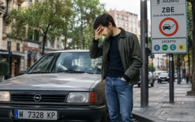 Madrid y los coches sin etiqueta DGT: qué restricciones se aplican ya, qué sanciones existen y qué alternativas tienes